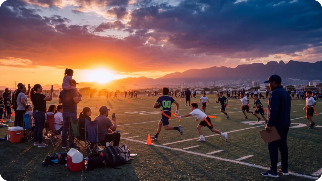 Partido de flag football